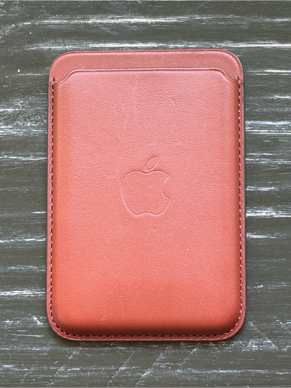 Apple MagSafe Leather Card Holder - Golden Brown